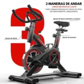 Bicicleta Bike Ergometrica Spinning Academia Fitness Profissional 120kg