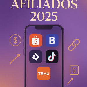 Descubra os melhores apps de afiliados em 2025: B4You, Shopee, Braip, TikTok e Temu. Saiba como lucrar online com programas de afiliados.